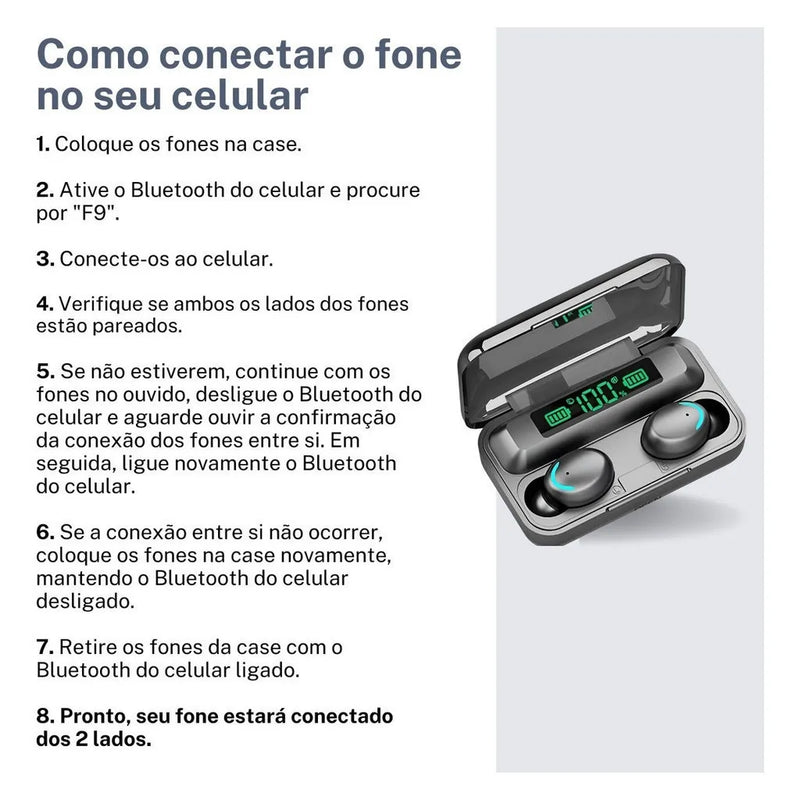 Fone De Ouvido F9-5