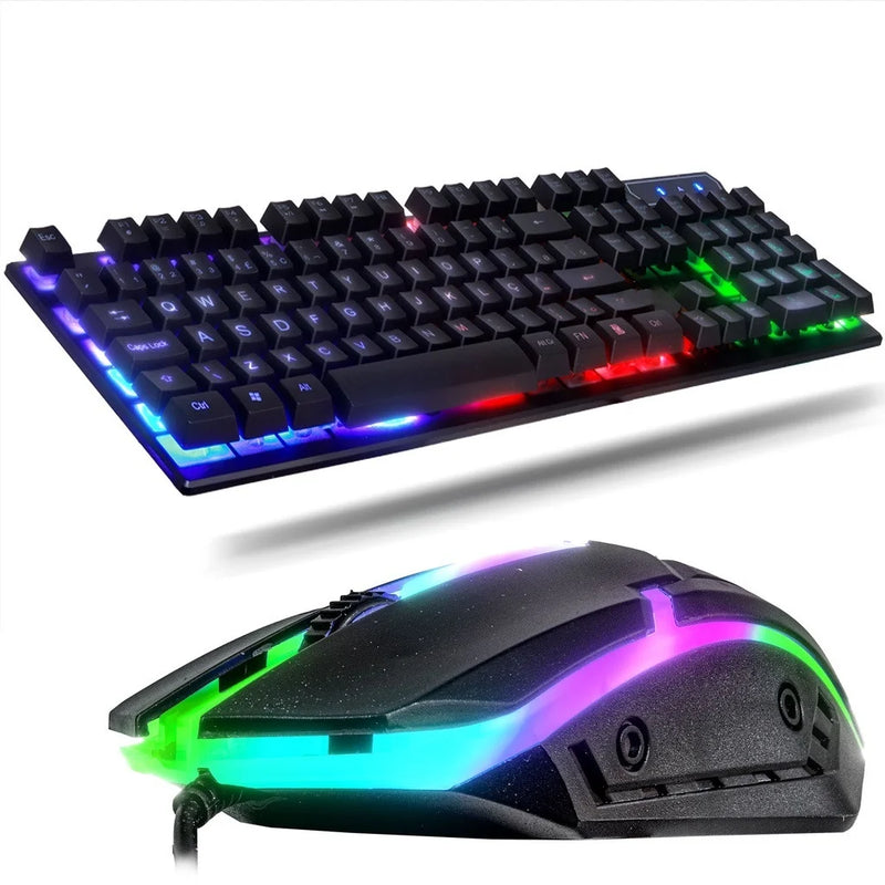 Kit Gamer - Teclado + Mouse Iluminado